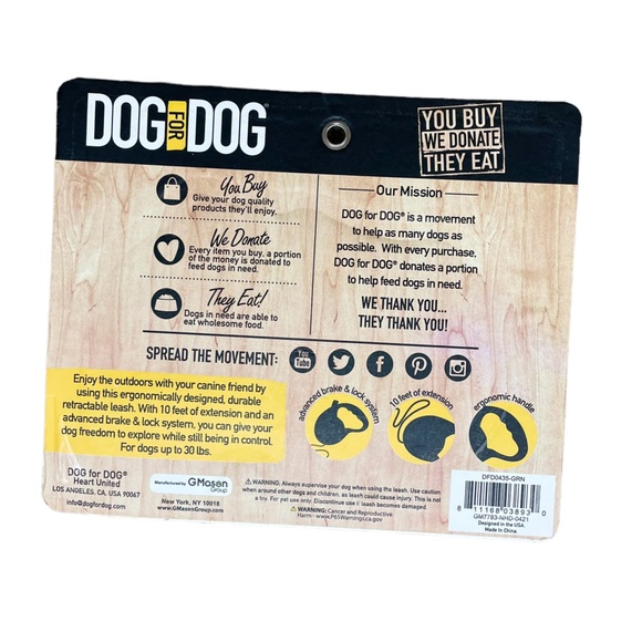 NEW! Dog For Dog Retractable Leash - Picture 2 of 4